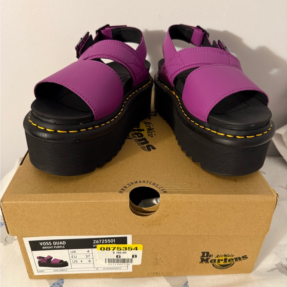 Dr. Martens Women's Bold Purple Sandals